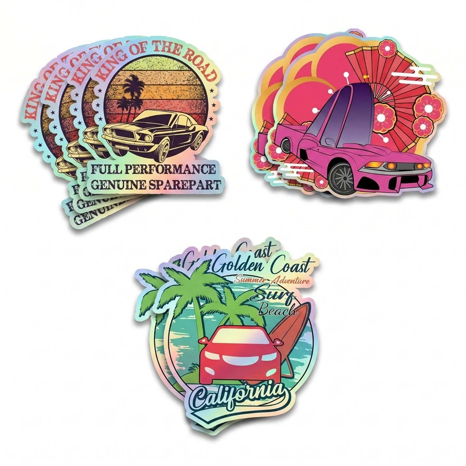 Holographic Die-Cut Stickers factory