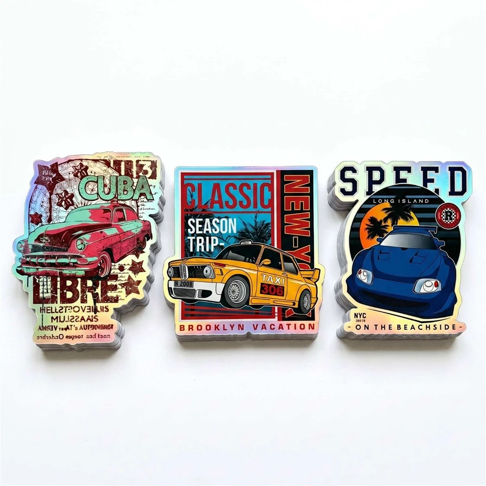 Holographic Die-Cut Stickers high quality